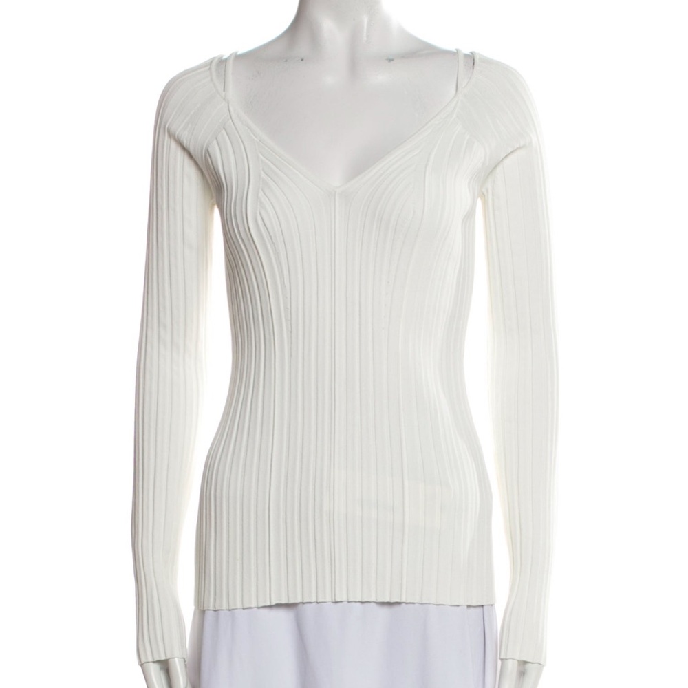 White ribbed top from Proenza Schouler